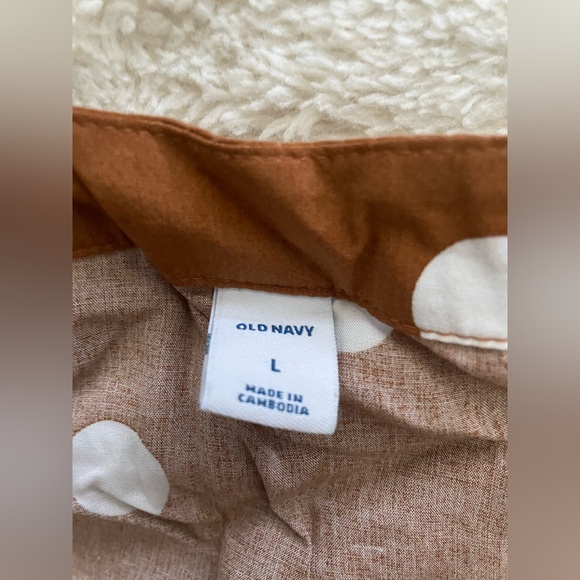 Burnt orange Polka dot dress - Picture 3 of 3